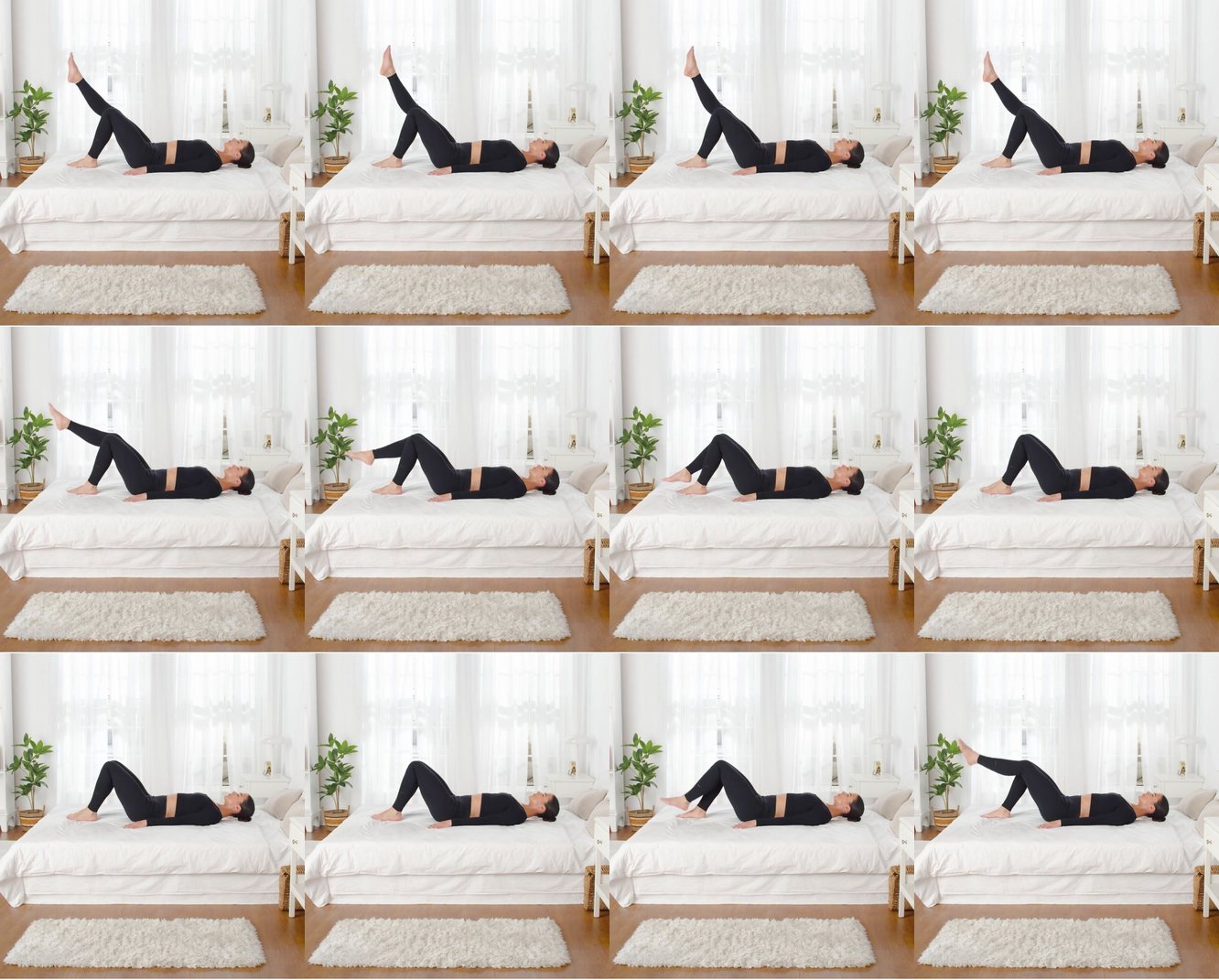 Alternate Leg Extensions keyframes