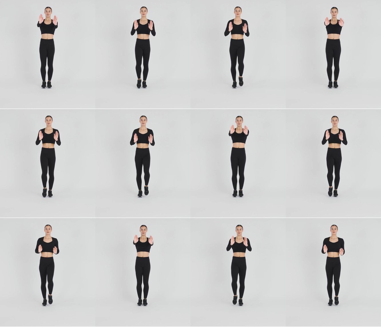 Chest Press March keyframes