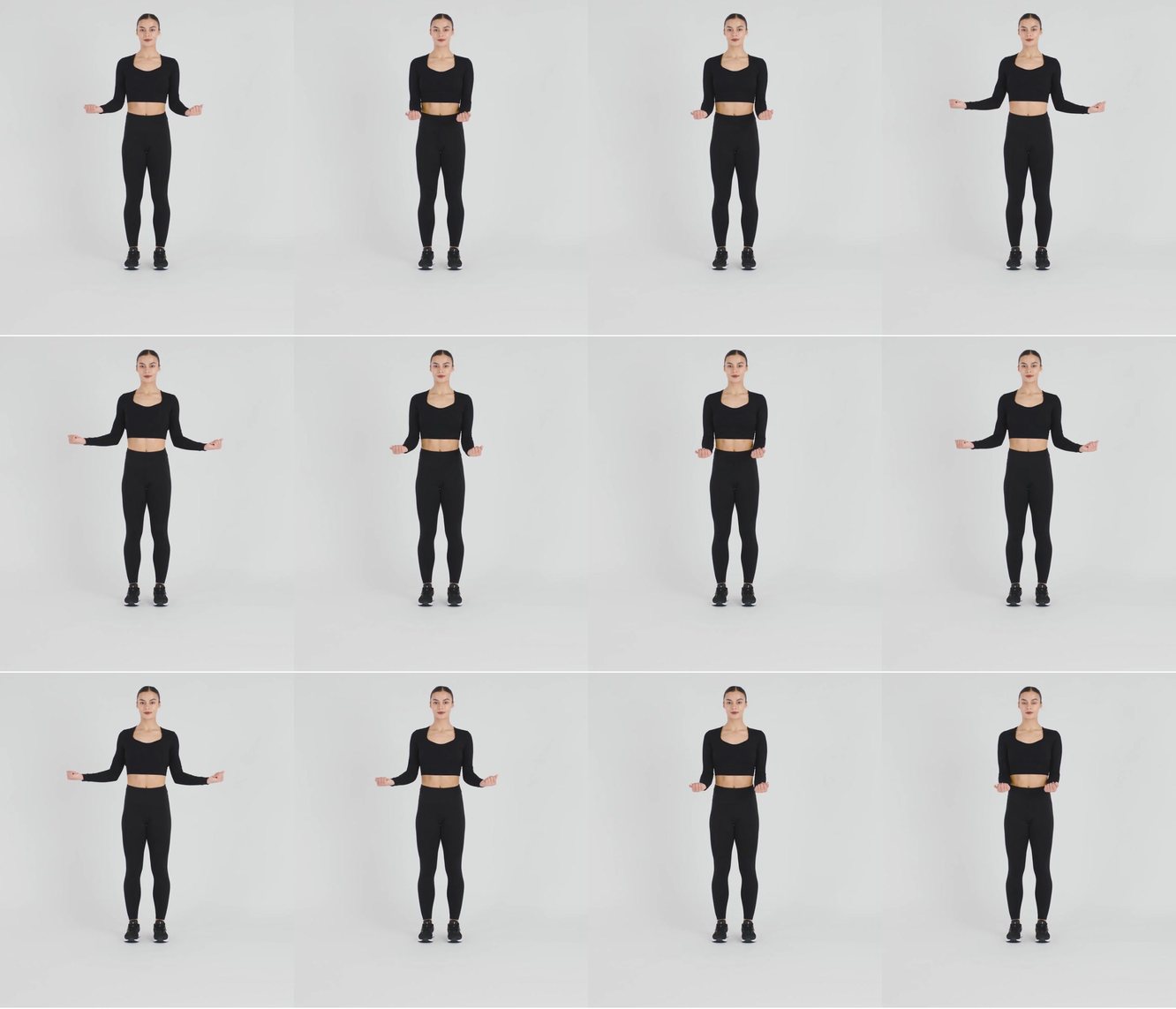 External Shoulder Rotation keyframes