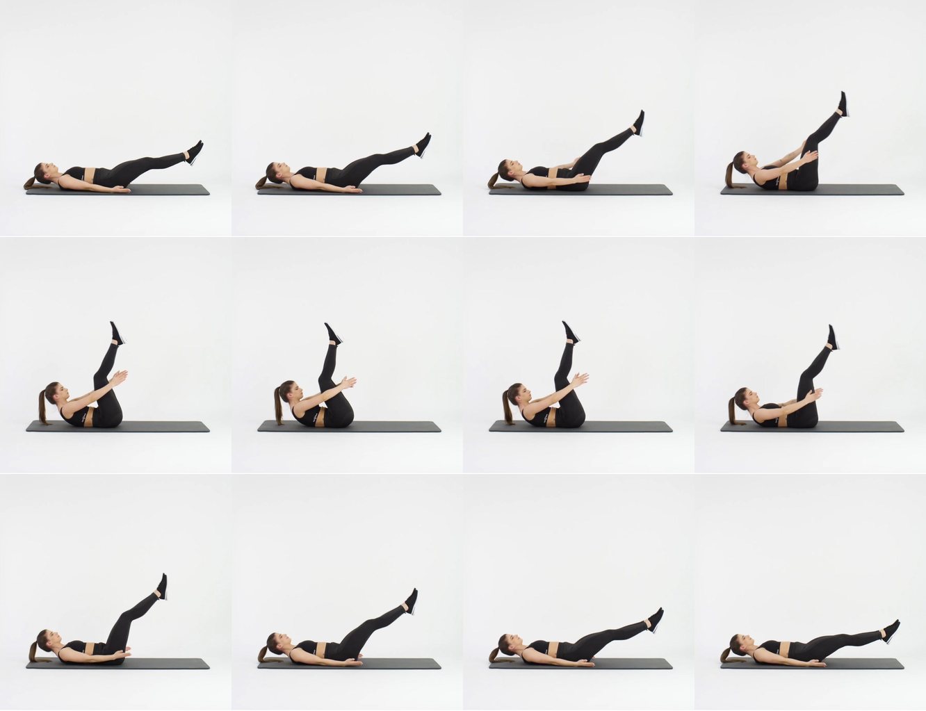 Leg Lift & Clap keyframes