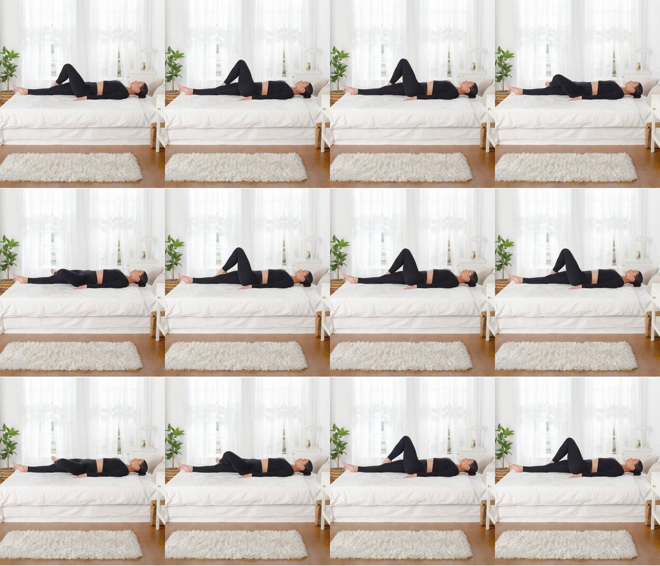 Lying Hip Opening Left keyframes