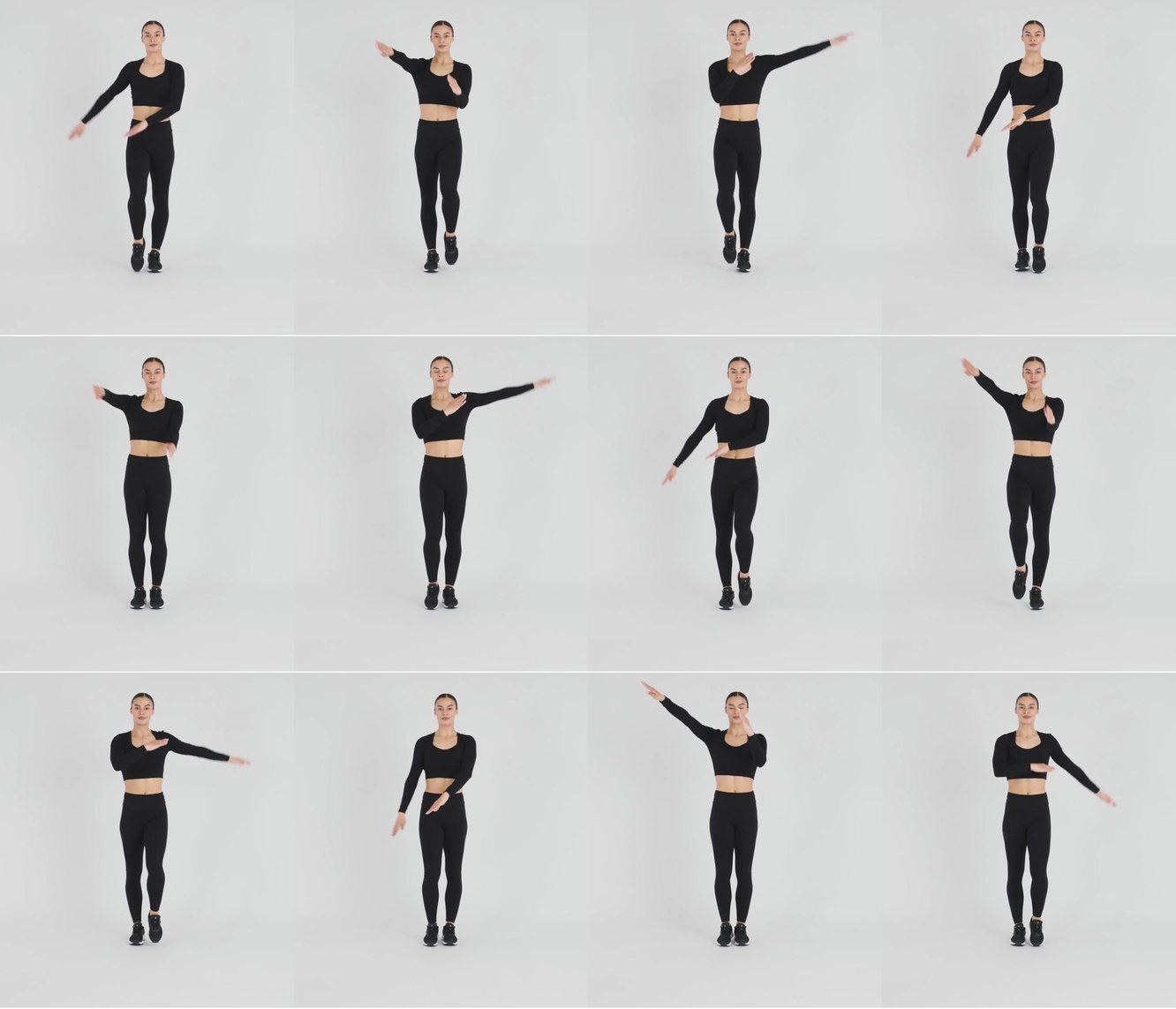 March With Figure Of 8 Arms keyframes