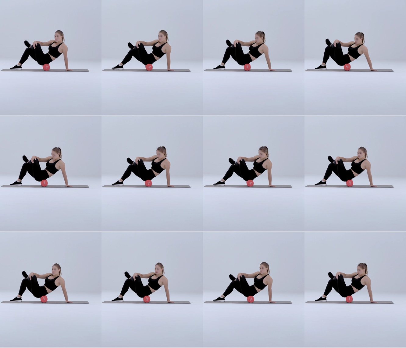 Piriformis Self-myofascial Release (Left) keyframes
