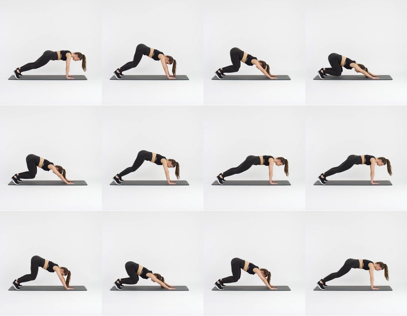 Plank & Sit Back keyframes