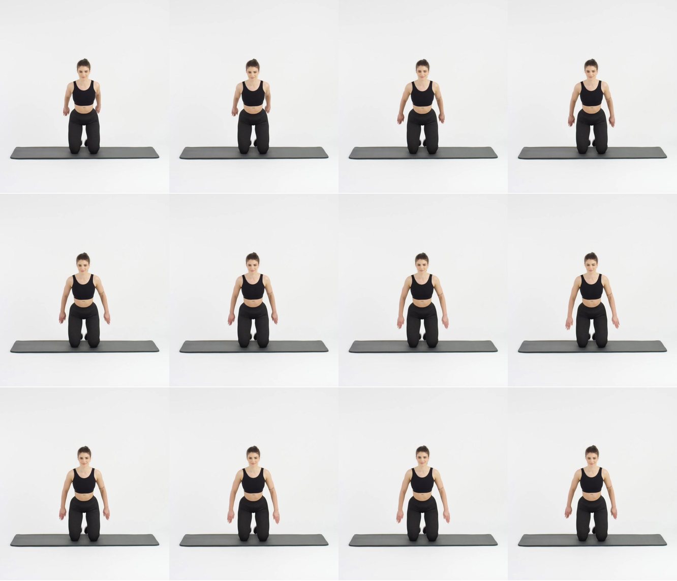 short Tricep Push Backs keyframes