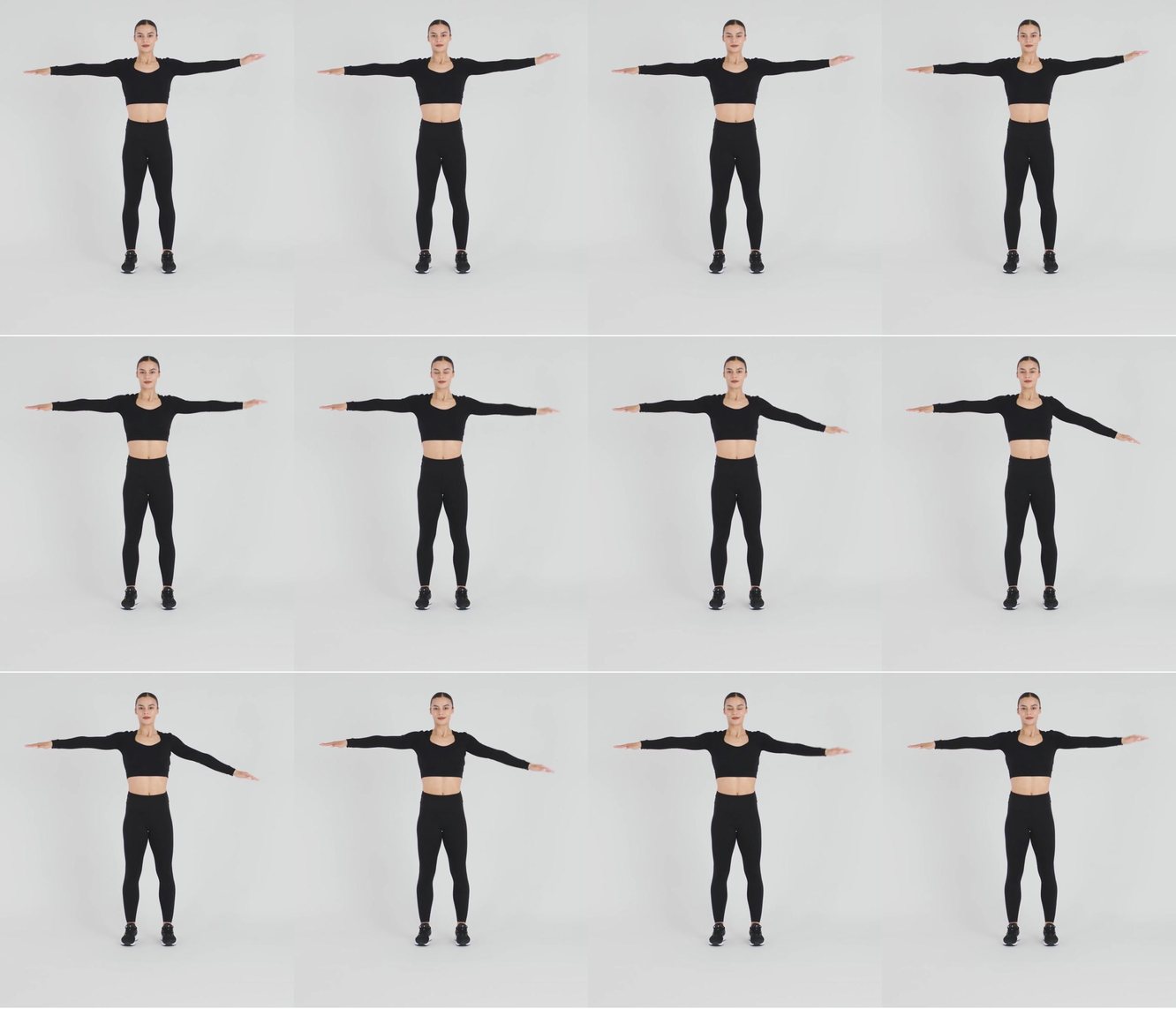 Shoulder Flutter Left keyframes