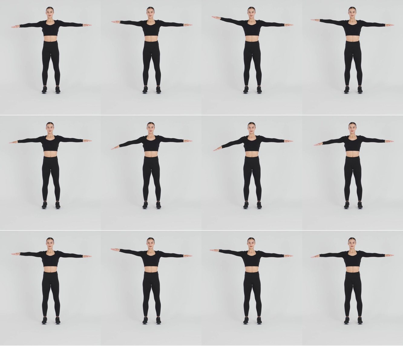 Shoulder Flutter Right keyframes