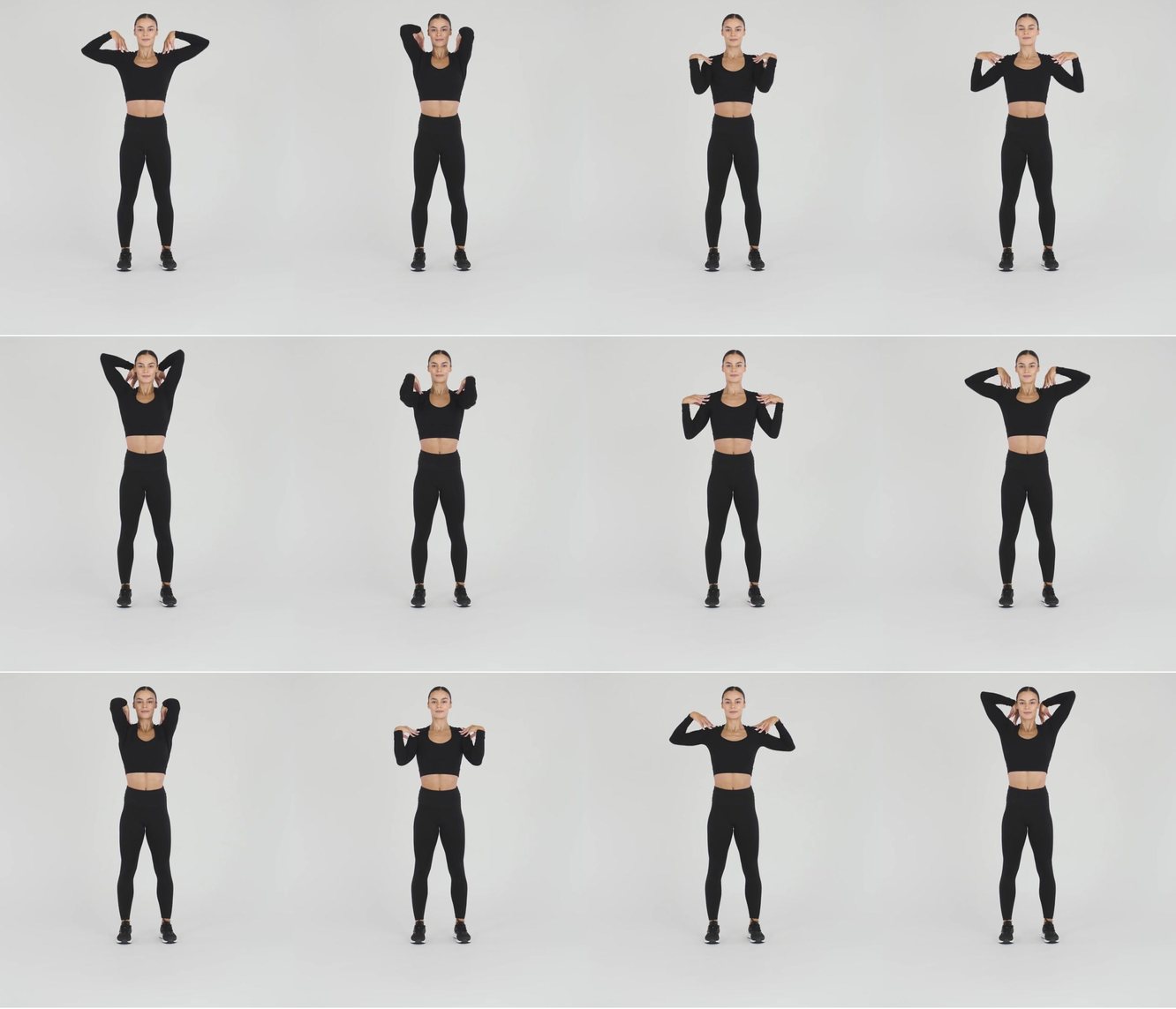 Shoulder Rolls keyframes