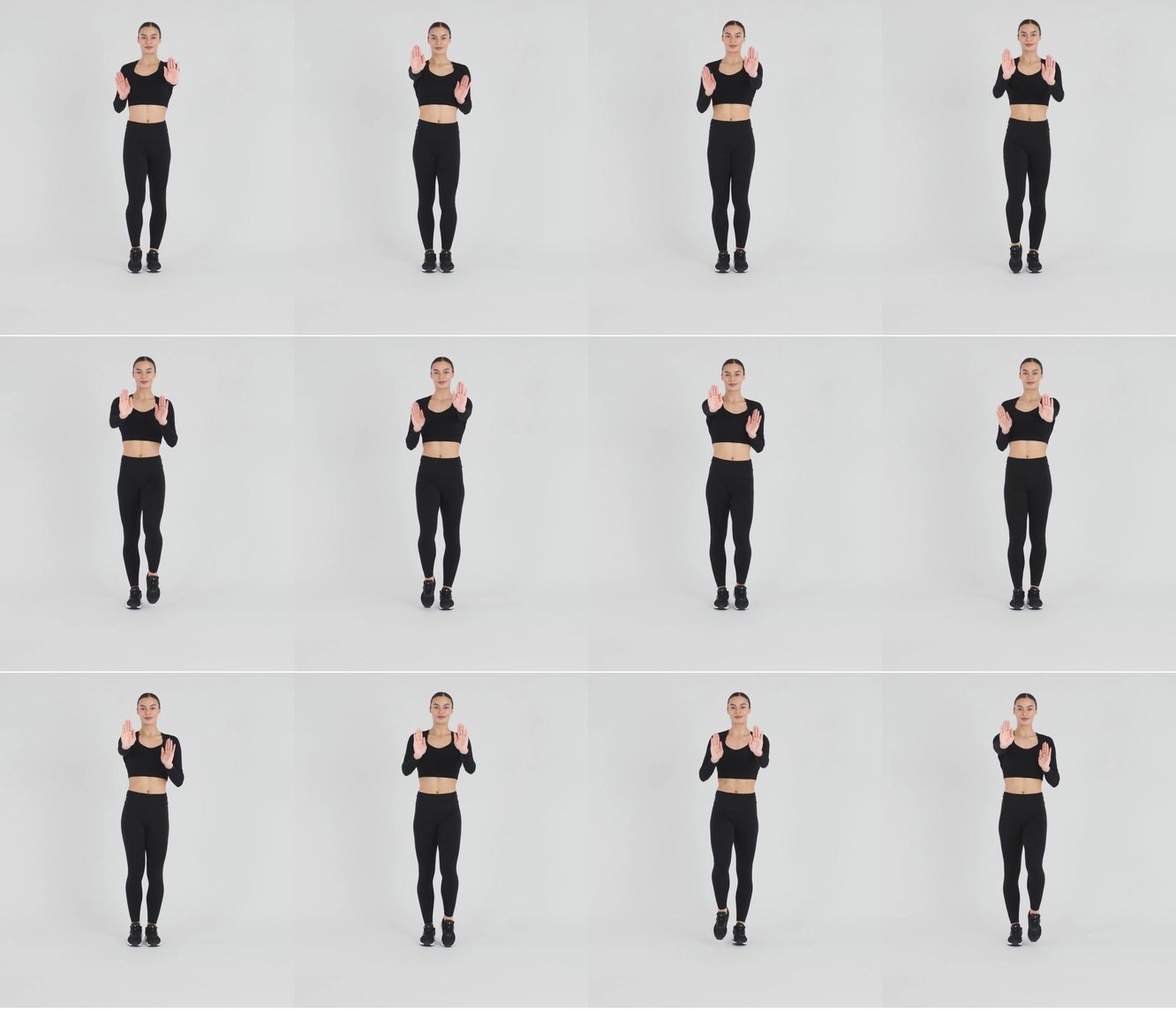 Single Chest Press March keyframes