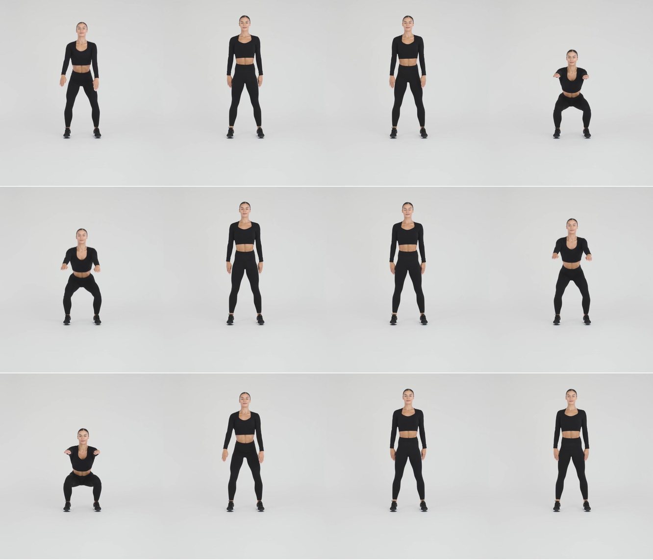Squats keyframes