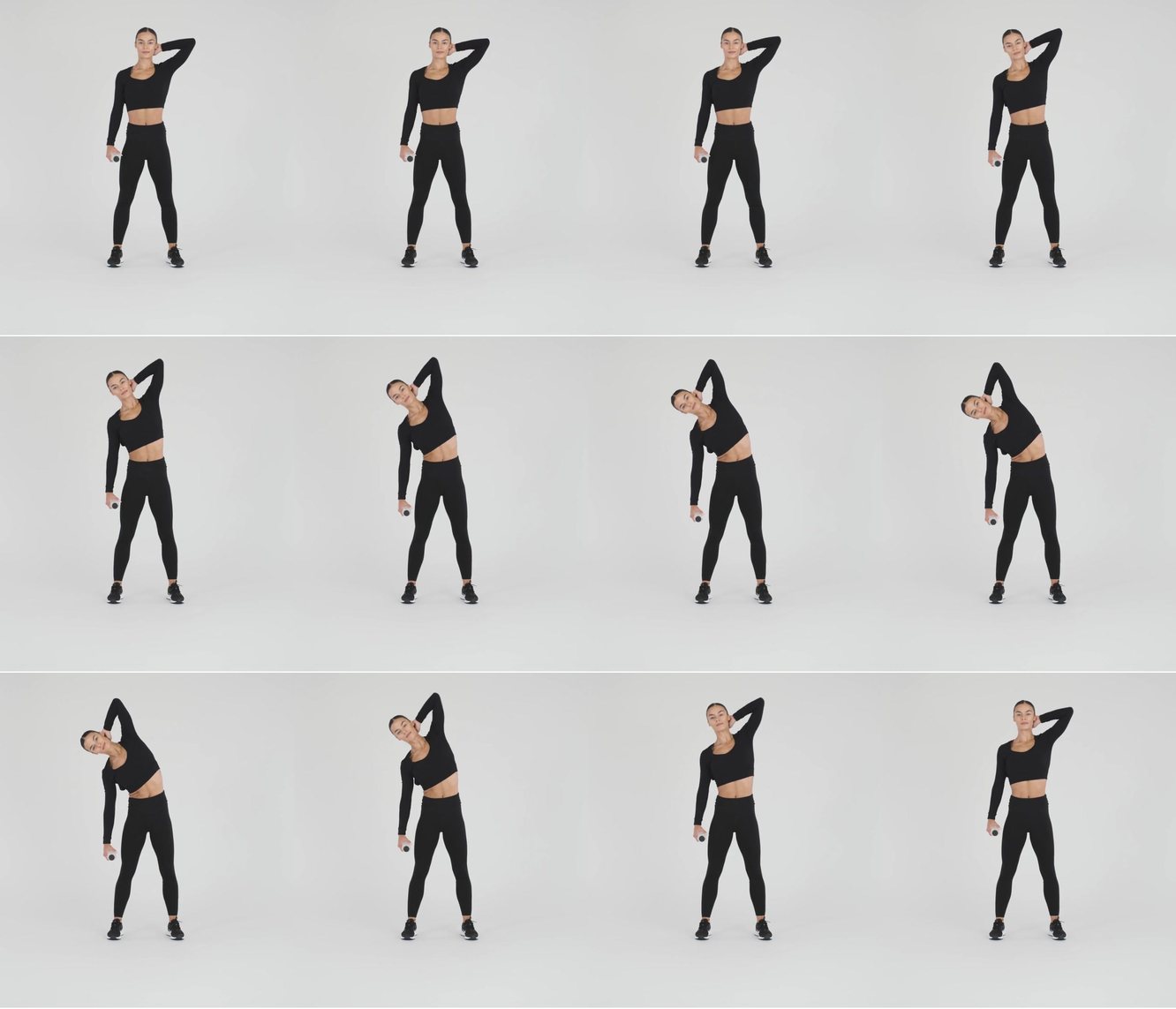 Standing Oblique Crunches (Right) keyframes