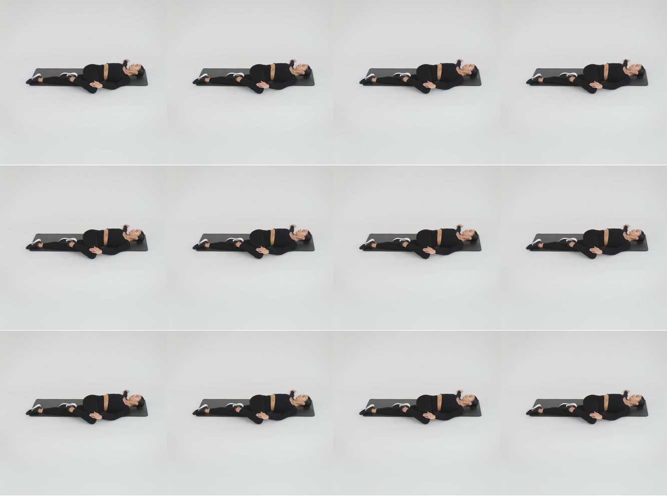 Supine Spinal Twist (Right) keyframes