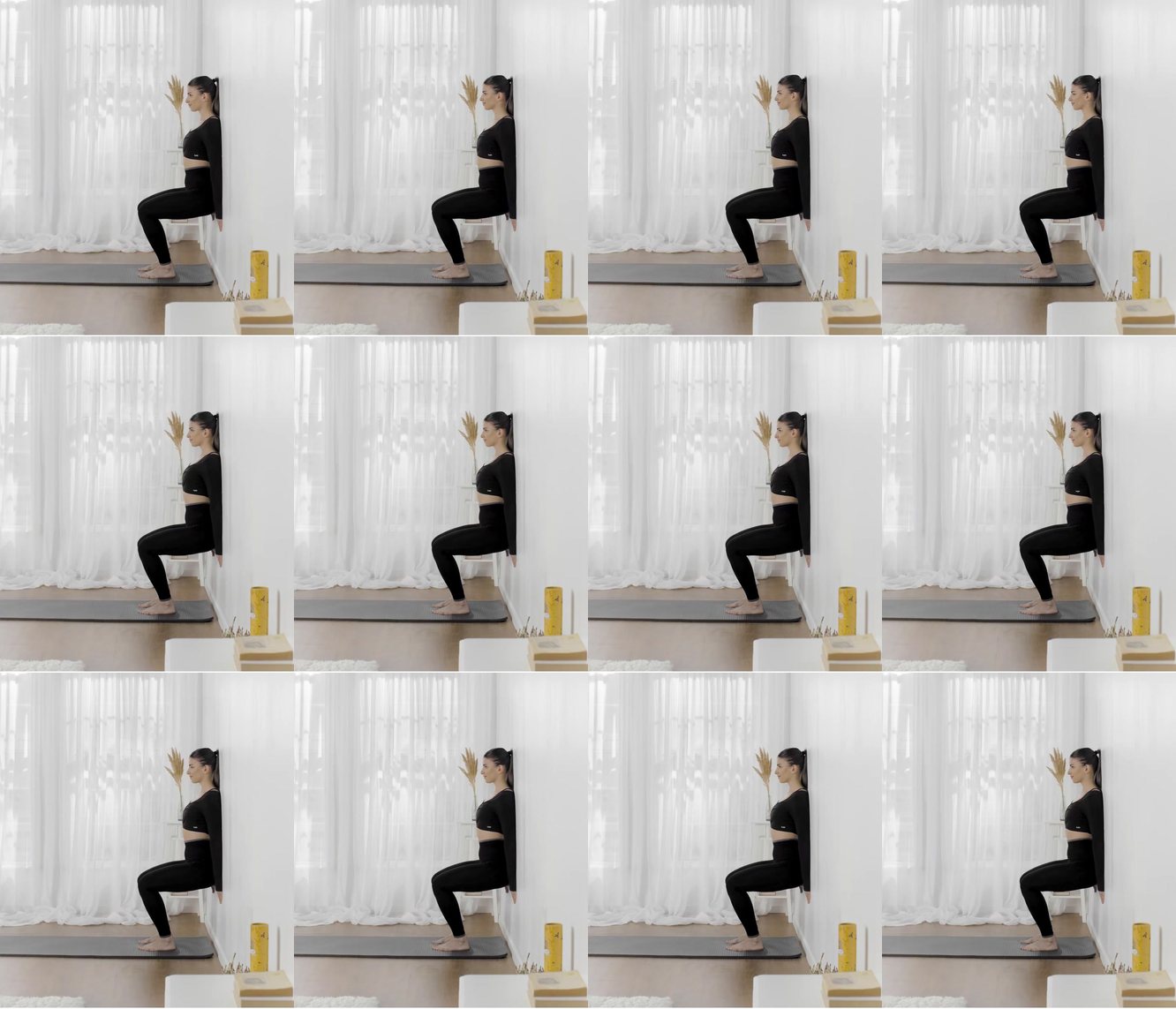 Wall Sit keyframes